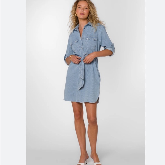 Velvet Heart Denim Dresd - Picture 5 of 12